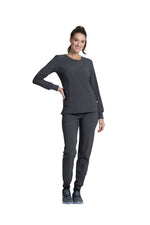 Load image into Gallery viewer, Long Sleeve V-Neck Top - Scrub Hub
