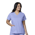 Load image into Gallery viewer, 4 Pocket V-Neck Top Plus Size - Scrub Hub

