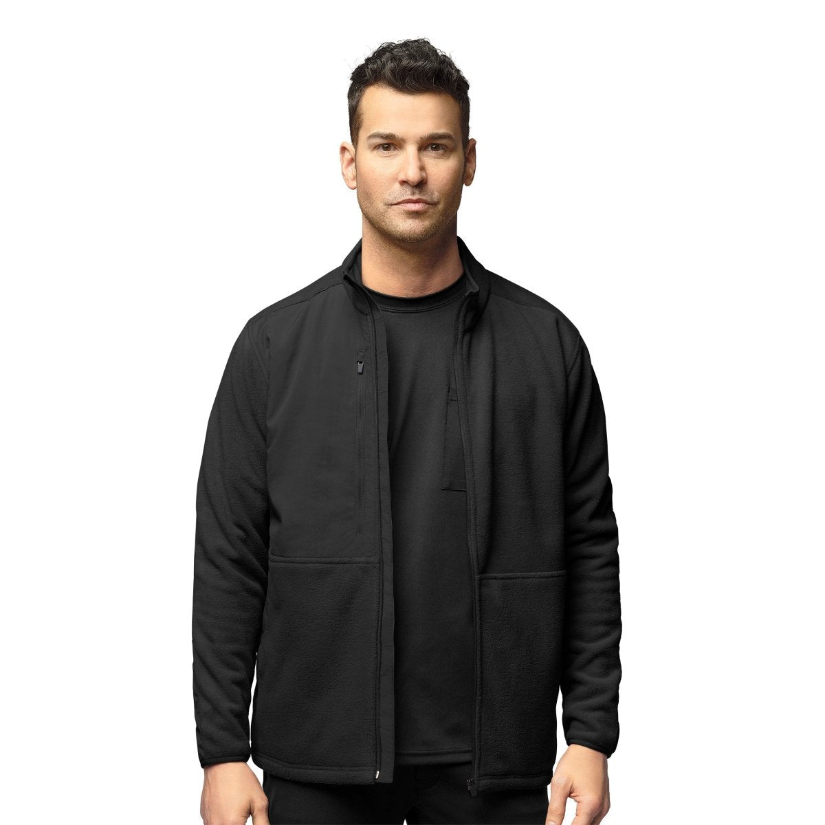 Men\'s Micro Fleece Zip Jacket – Scrub Hub