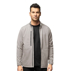 Men's Micro Fleece Zip Jacket - Scrub Hub