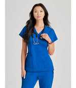 Load image into Gallery viewer, Purpose Top by Barco Unify/ 4 Pocket V-neck Top - Scrub Hub
