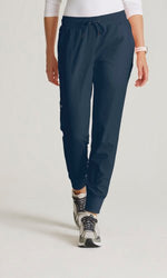 Load image into Gallery viewer, Union Jogger by Barco Unify/ Elastic Waistband Rib Jogger Petite/Tall lengths - Scrub Hub
