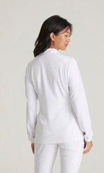 Load image into Gallery viewer, Virtue Warm-Up by Grey&#39;s Anatomy Evolve/ 3 Pocket Collared Warm-Up - Scrub Hub
