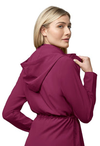 Women's Convertible Hood Utility Fashion Jacket - Scrub Hub