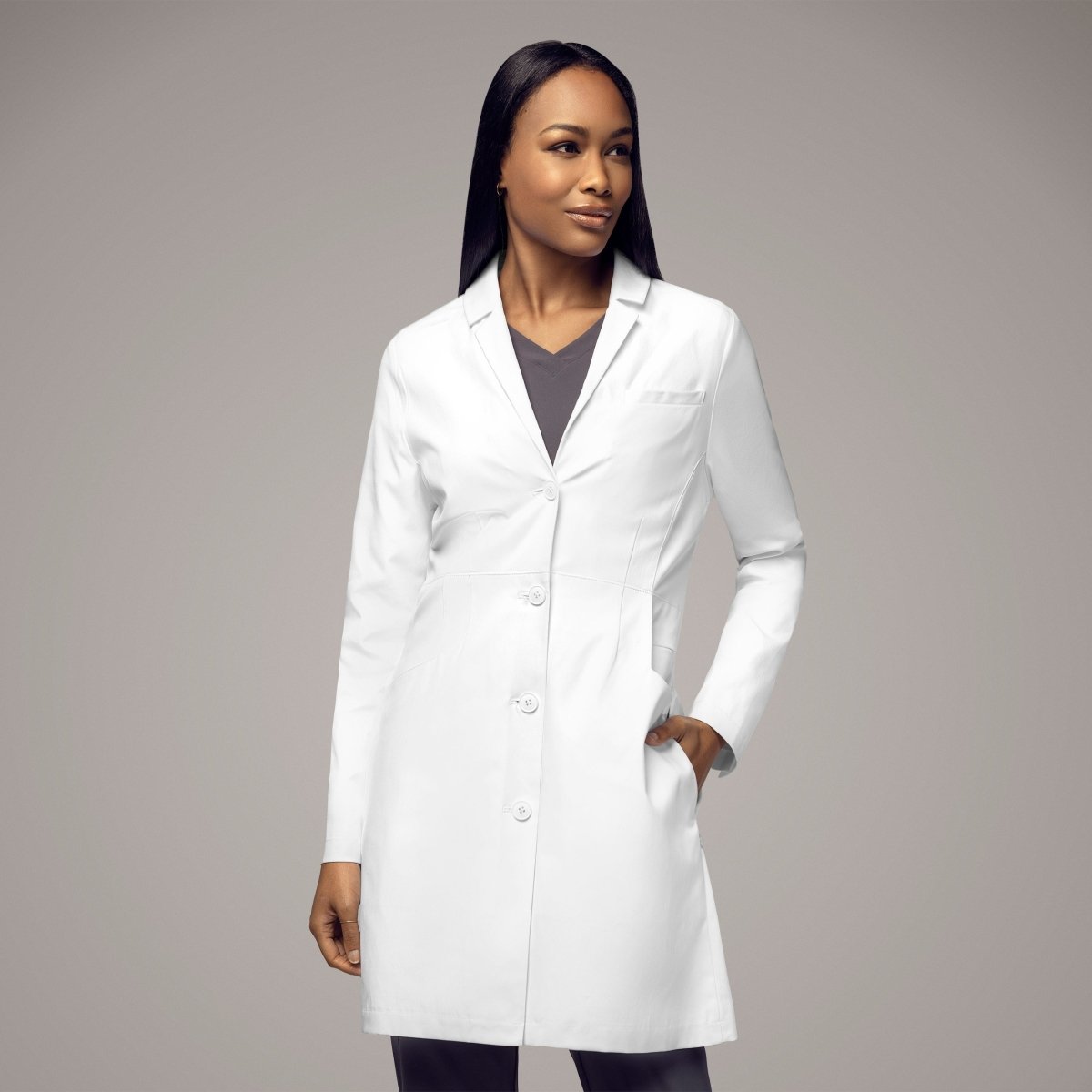 Women's Long Lab Coat 35" - Scrub Hub
