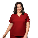 Load image into Gallery viewer, Women&#39;s V-Neck Tuck-In Top - Scrub Hub
