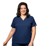 Load image into Gallery viewer, Women&#39;s V-Neck Tuck-In Top - Scrub Hub
